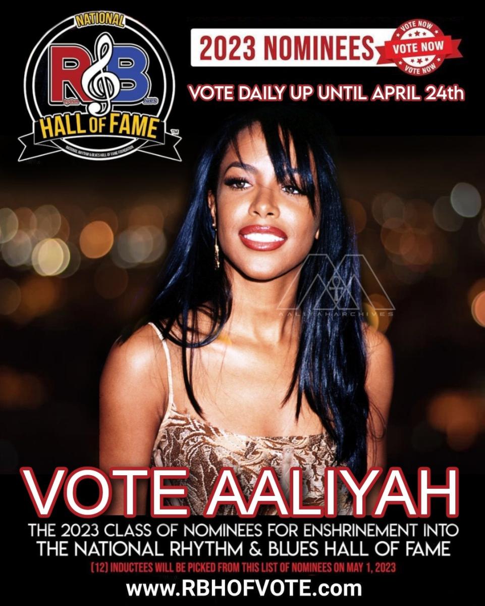 Aaliyah Nominated For National RNB Hall Of Fame 2023 (Vote Now